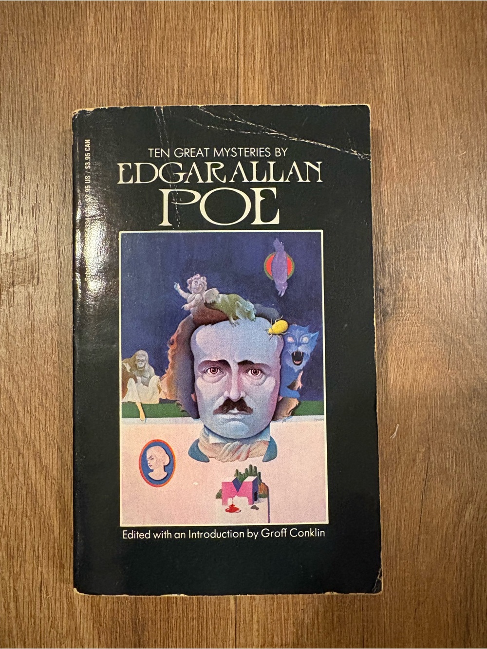 Edgar Allan Poe Ten Great Mysteries — Black Paperback Book